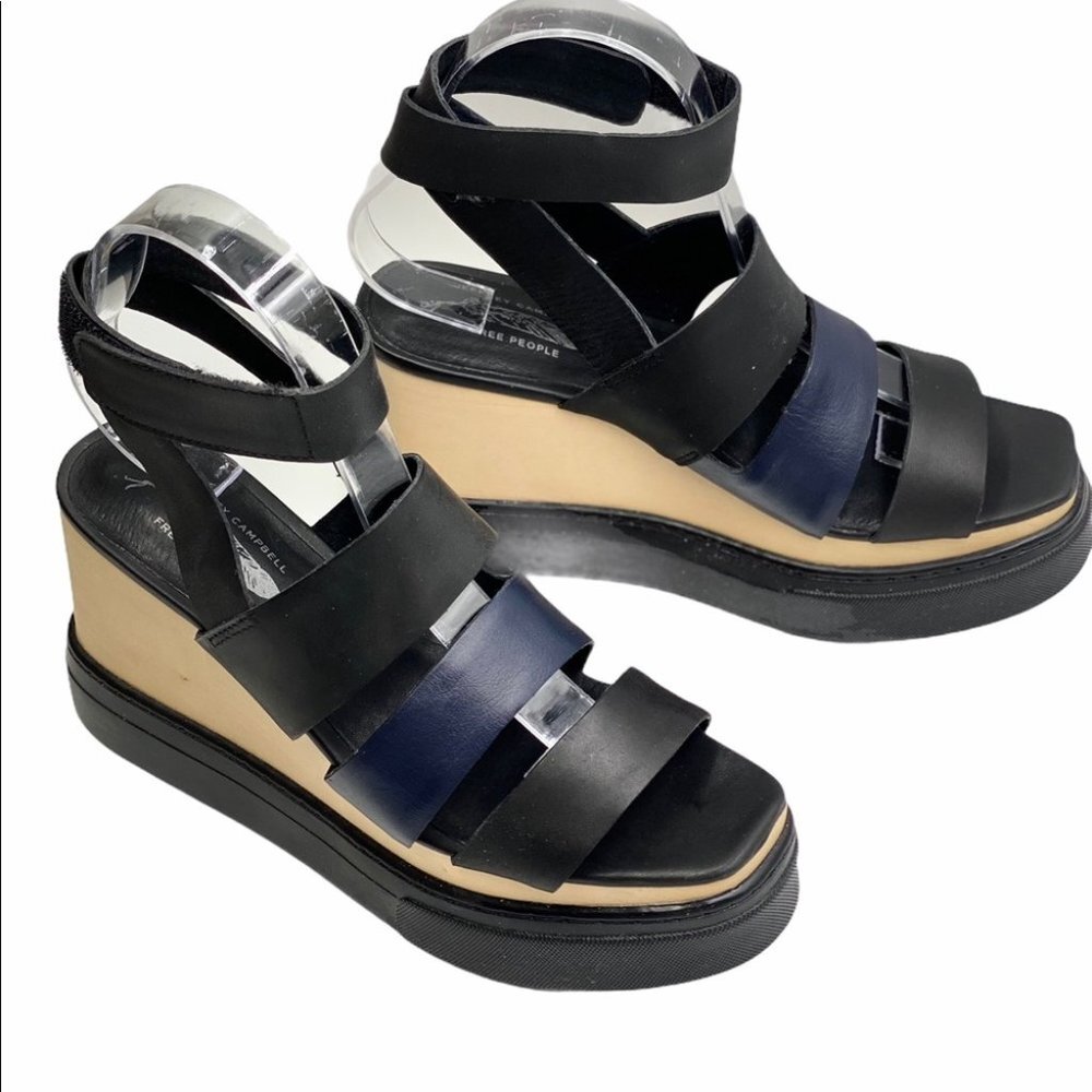 JEFFREY CAMPBELL Strappy Platform Sandals 7.5 - Picture 3 of 10